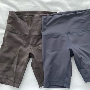 Lululemon Train Bike Shorts - Set of Two